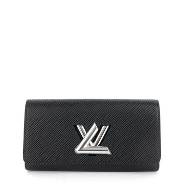 Louis Vuitto Twist Long Black Epi Leather Wallet