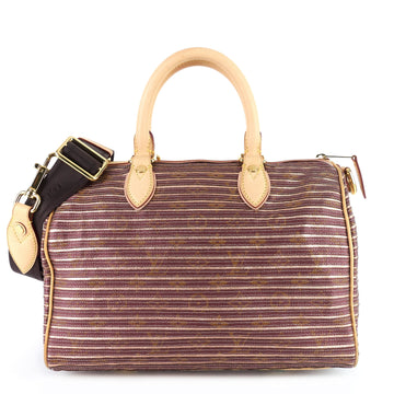 Louis Vuitto Eden Speedy Bandoulière 30 Canvas Handbag