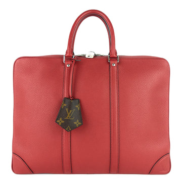 Louis Vuitto Porte-Documents Voyage PM Taurillon Leather Briefcase Bag
