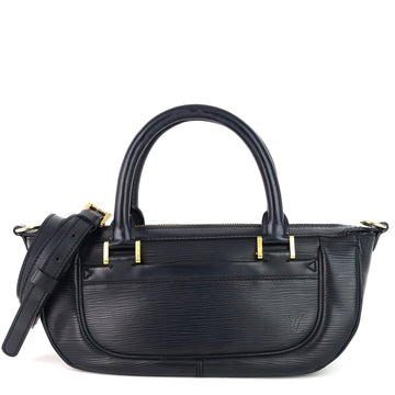 Louis Vuitto Dhanura Black Epi Leather Handbag