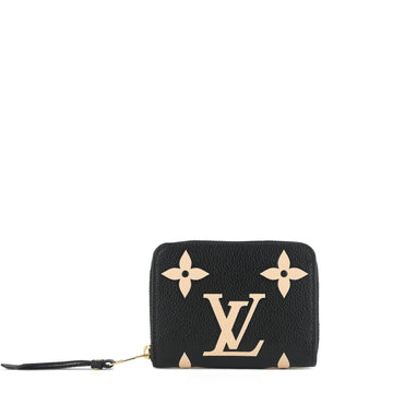 Louis Vuitto Zippy Bicolour Monogram Empreinte Leather Coin Purse
