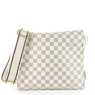 Louis Vuitto Naviglio Damier Azur Canvas Messenger Bag