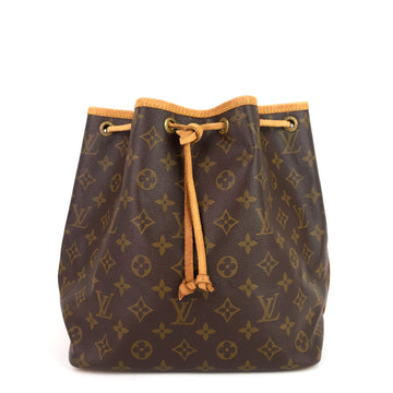 Louis Vuitto Petite Noé Monogram Canvas Bag