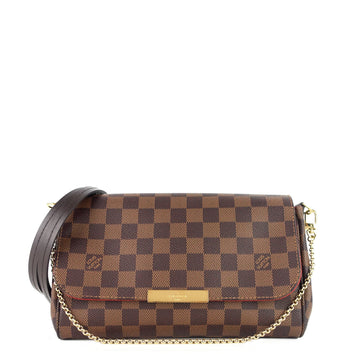 Louis Vuitto Favorite MM Damier Ebene Canvas Bag