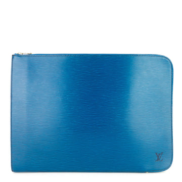 Louis Vuitto Poche Documents Portfolio Epi Leather Pouch