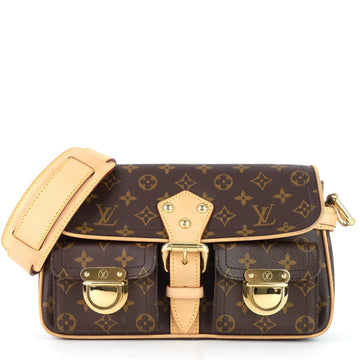 Louis Vuitto Hudson PM Monogram Canvas Bag