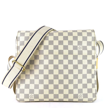 Louis Vuitto Naviglio Damier Azur Canvas Messenger Bag