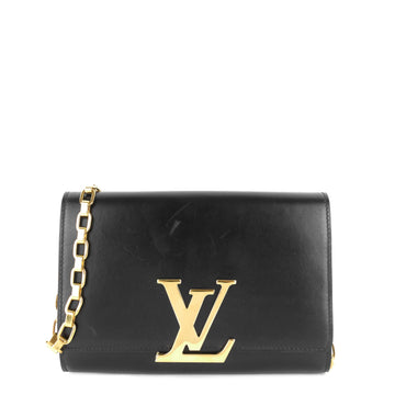 Louis Vuitto Louise GM Chain Calfskin Leather Bag