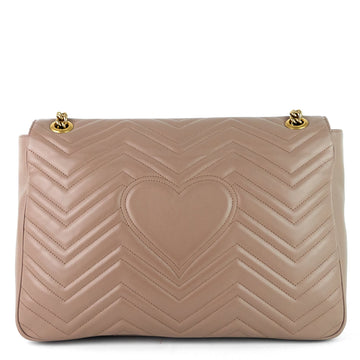 Gucci CS Marmont Large Chevron Leather Bag