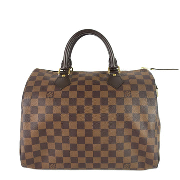 Louis Vuitto Speedy 30 Damier Ebene Canvas Bag