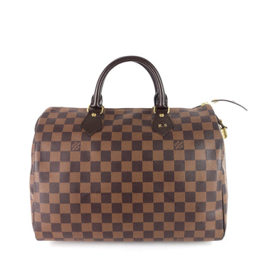 Louis Vuitto Speedy 30 Damier Ebene Canvas Bag