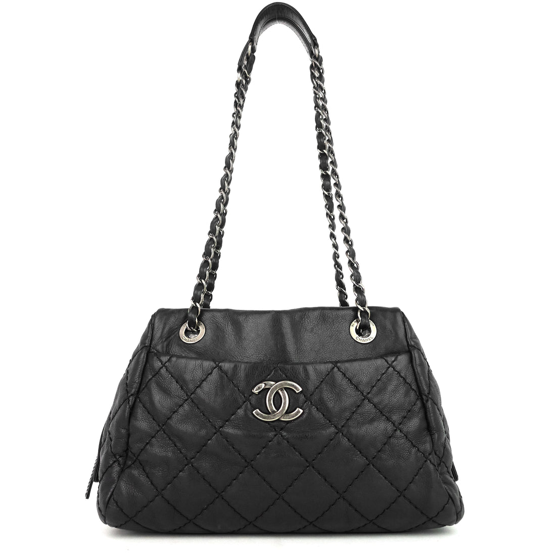Chanel Stitch It Small Calfskin Shoulder Bag