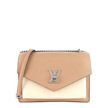 Louis Vuitto Mylockme BB Calfskin Leather Chain Shoulder Bag