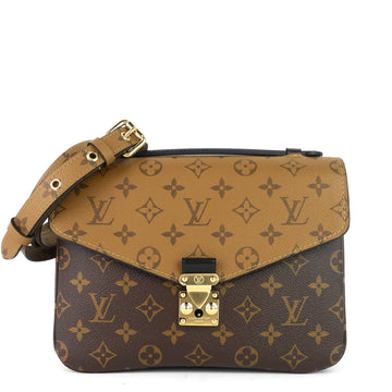 Louis Vuitto Pochette Metis Reverse Monogram Canvas Bag