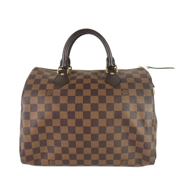 Louis Vuitto Speedy 30 Damier Ebene Canvas Bag