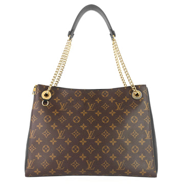 Louis Vuitto Surène MM Monogram Canvas and Calfskin Leather Tote Bag