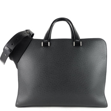 Louis Vuitto Nevski Taiga Leather Briefcase Bag