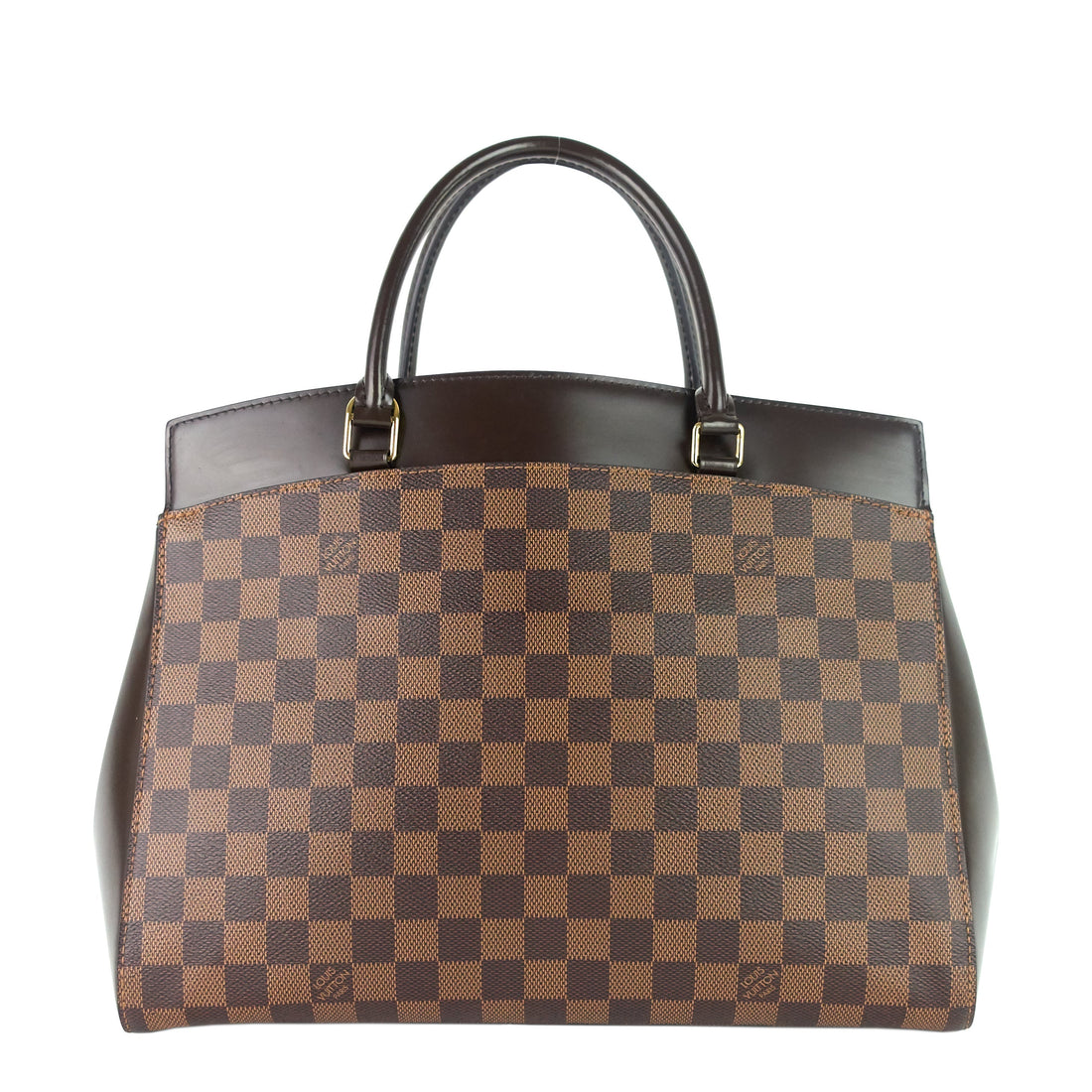 Louis Vuitto Rivoli MM Damier Ebene Canvas Tote Bag