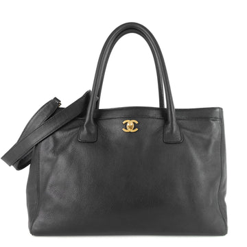 Chanel Executive Cerf XL Caviar Leather Tote Bag