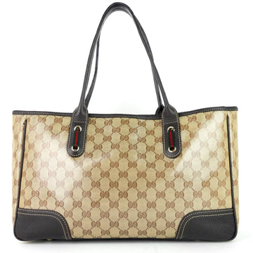 Gucci Princy CS Crystal Web Tote Bag