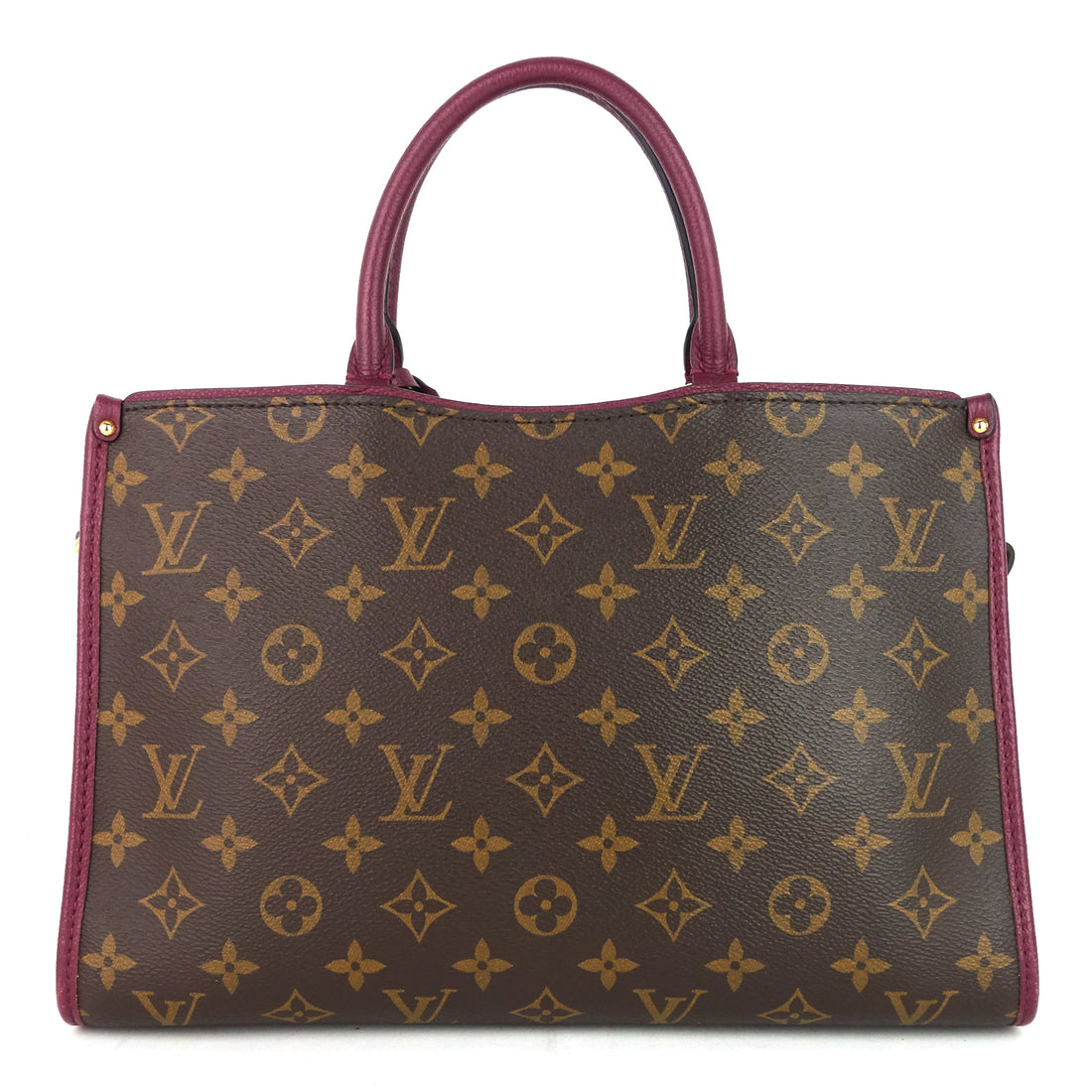 Louis Vuitto Popincourt PM Monogram Canvas Raisin Tote Bag