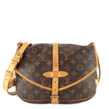 Louis Vuitto Saumur 30 Monogram Canvas Bag