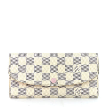 Louis Vuitto Emilie Damier Azur Canvas Wallet