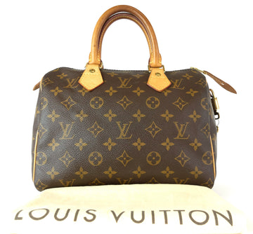 Louis Vuitto Speedy 25 Monogram Canvas Handbag