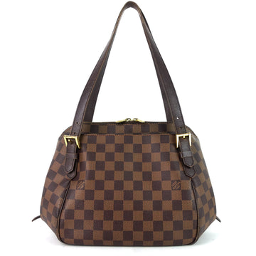 Louis Vuitto Belem MM Damier Ebene Canvas Bag