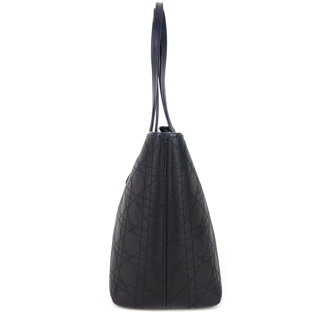 Panarea Coated Cannage Canvas Tote Bag