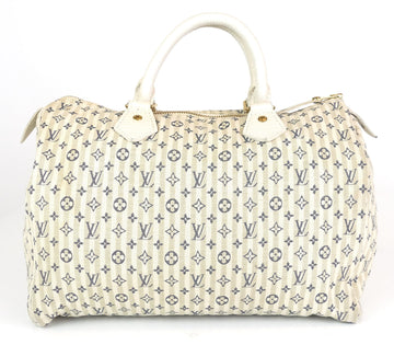 Louis Vuitto Speedy 30 Mini Lin Croisette Monogram Handbag