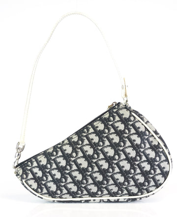 Saddle Monogram Coated Canvas Mini Bag
