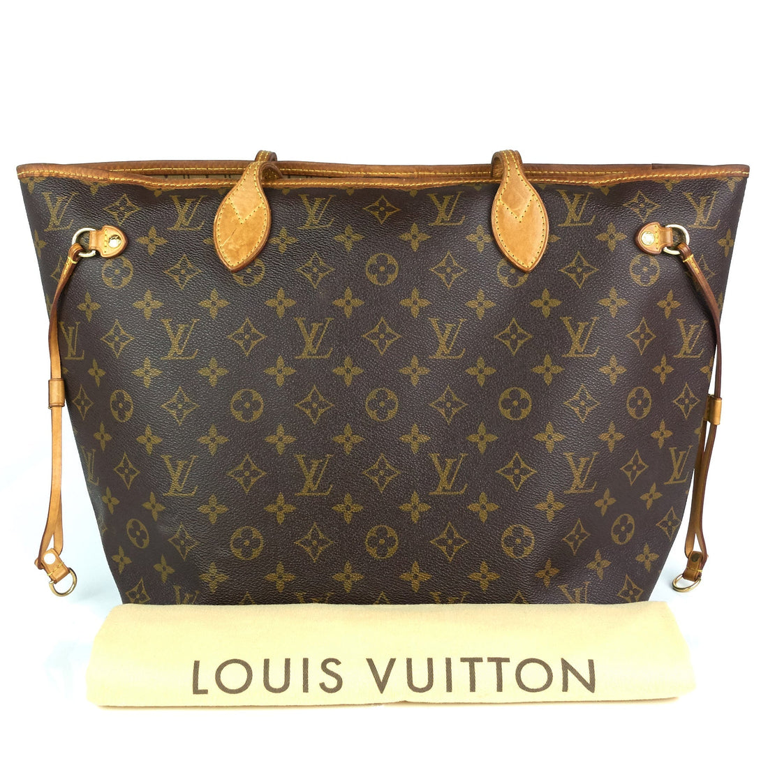 Louis Vuitto Neverfull MM Monogram Canvas Shoulder Bag