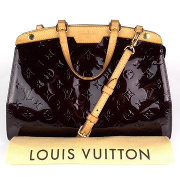 Louis Vuitto Brea MM Monogram Patent Leather Handbag
