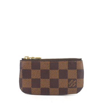 Louis Vuitto Pochette Cles Damier Ebene Key Pouch