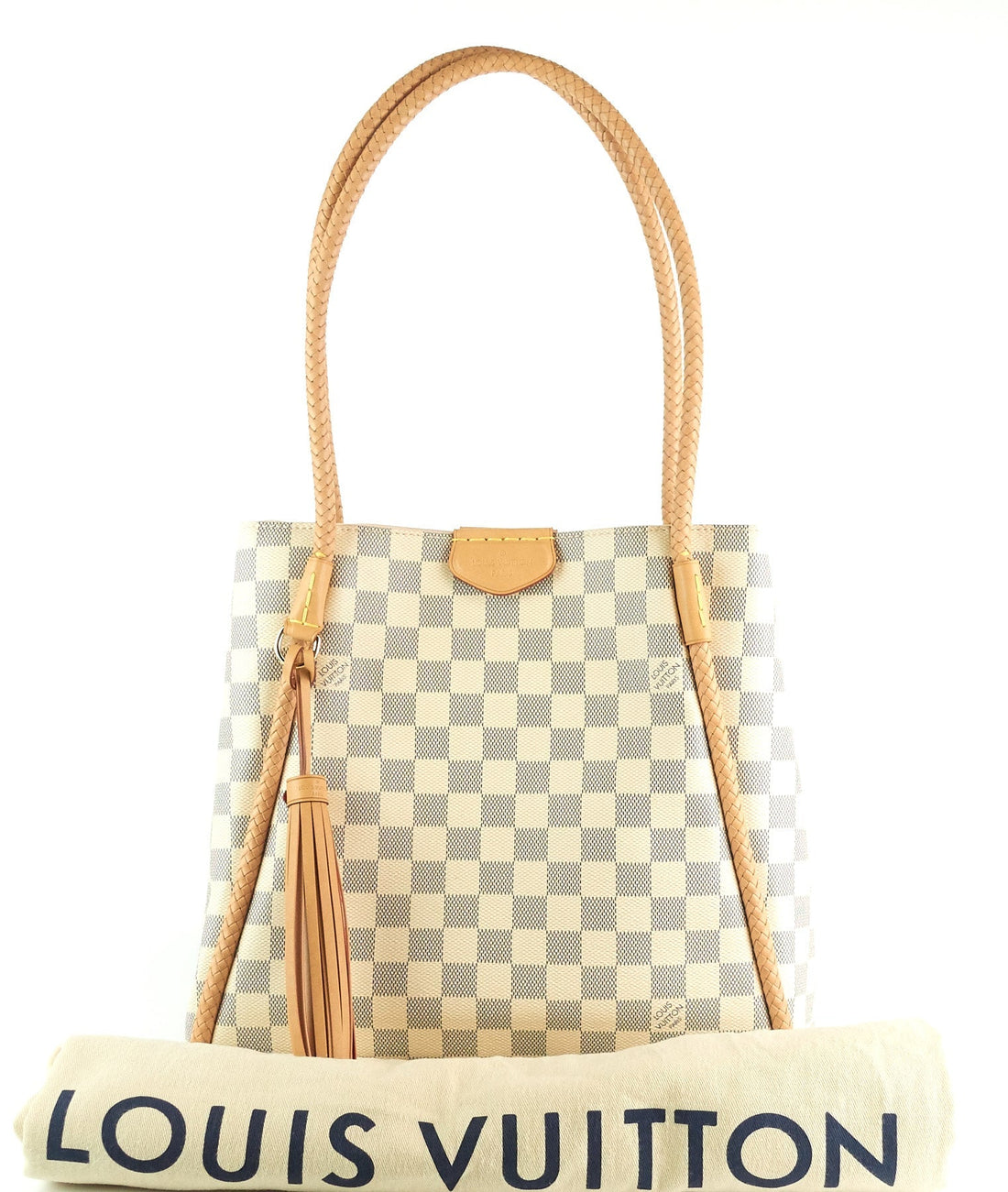 Louis Vuitto Propriano Damier Azur Canvas Tote Bag
