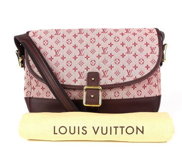 Louis Vuitto Berangere Mini Lin Canvas Messenger Bag