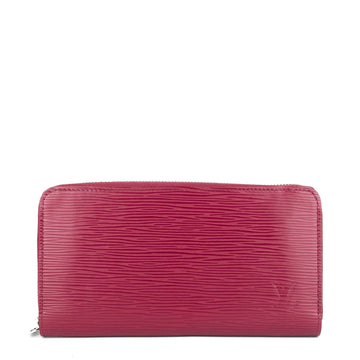 Louis Vuitto Zippy Wallet Fuchsia Epi Leather Wallet