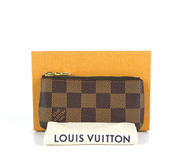 Louis Vuitto Damier Ebene Canvas Key Pouch