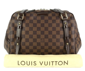 Louis Vuitto Rivington GM Damier Ebene Canvas Bag