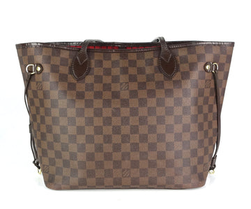 Louis Vuitto Neverfull MM Damier Ebene Canvas Bag