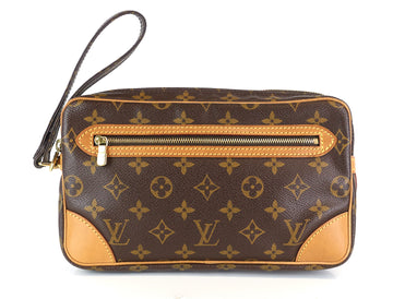Louis Vuitto Pochette Marly Dragonne 26 Monogram Canvas Bag