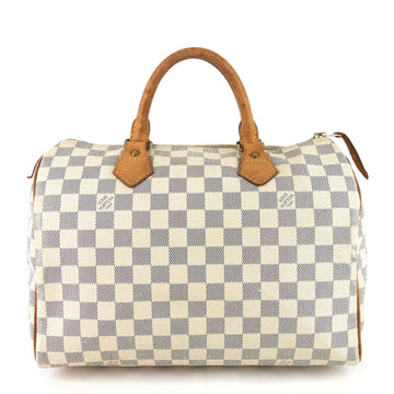 Louis Vuitto Speedy 30 Damier Azur Canvas Bag
