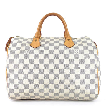 Louis Vuitto Speedy 30 Damier Azur Canvas Bag