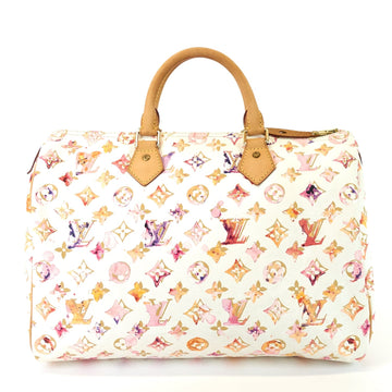Louis Vuitto Speedy 35 Aquarelle Monogram Canvas Bag