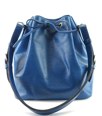 Louis Vuitto Petit Noe Blue Epi Leather Shoulder Bag