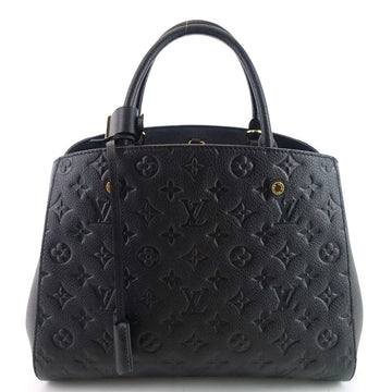 Louis Vuitto Montaigne MM Monogram Empreinte Leather Bag