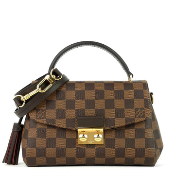 Louis Vuitto Croisette Damier Ebene Canvas Bag