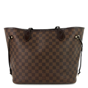 Louis Vuitto Neverfull MM Damier Ebene Canvas Bag