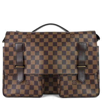 Louis Vuitto Broadway Damier Canvas Large Messenger Bag